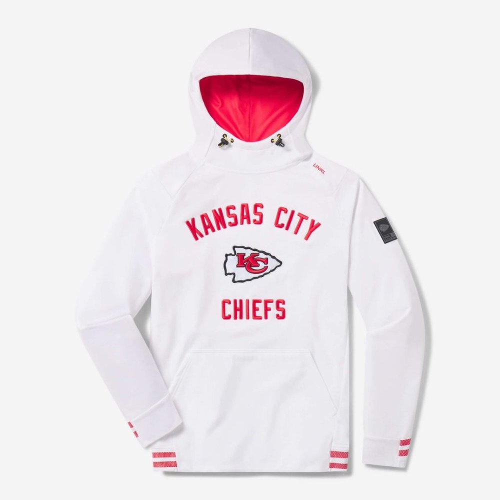 UNRL X KANSAS CITY CHIEFS CROSSOVER HOODIE II LARGE